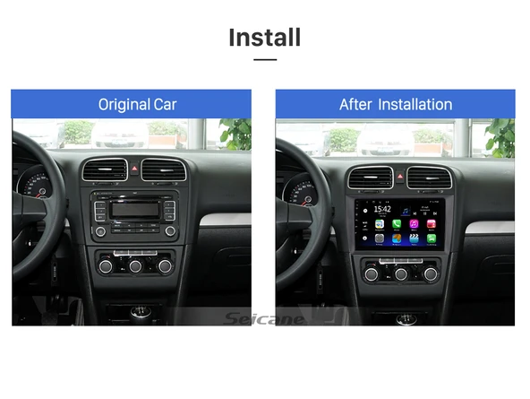DVNOX GOLF 6 2008-2012 MULTİMEDYA NAVİGASYON USB KAMERA CARPLAYER - Resim 2