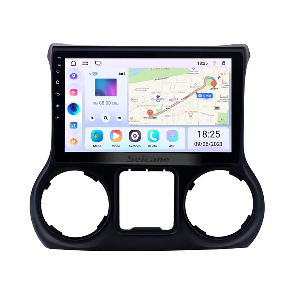 DARWİLL JEEP WRANGLER 2015-2018 MULTİMEDYA NAVİGASYON USB KAMERA CARPLAYER ürün görseli 1