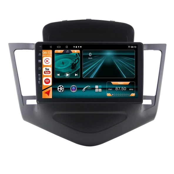 DARWİLL CHEVROLET CRUZE 2009-2011 MULTİMEDYA NAVİGASYON USB KAMERA CARPLAYER ürün görseli 1
