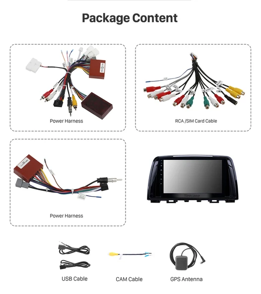 DVNOX MAZDA 6 2012-2017 MULTİMEDYA NAVİGASYON USB KAMERA CARPLAYER - Resim 2