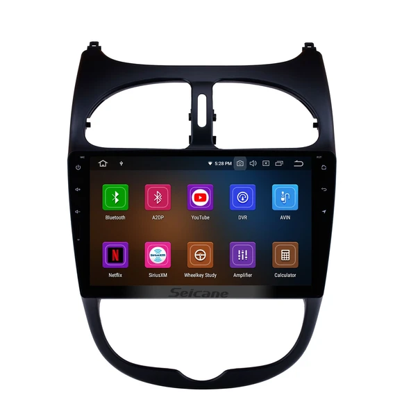 DARWİLL PEUGEOT 206 2002-2010 MULTİMEDYA NAVİGASYON USB KAMERA CARPLAYER ürün görseli 1