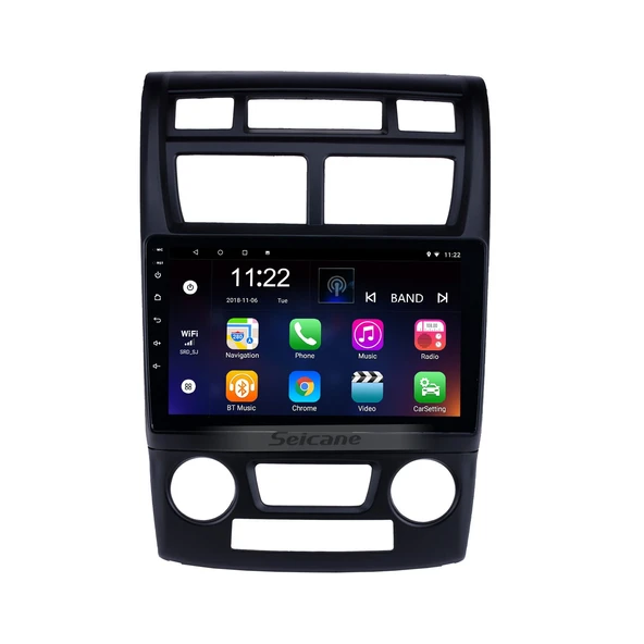 Necvox KIA SPORTAGE DİJİTAL / MANUEL 2007-2010 MULTİMEDYA NAVİGASYON USB KAMERA CARPLAYER ürün görseli 1