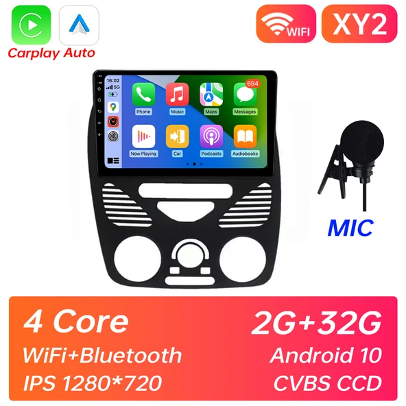 Navigold FIAT Siena (1996-2004) MULTİMEDYA NAVİGASYON USB KAMERA CARPLAYER 4 RAM ürün görseli 1
