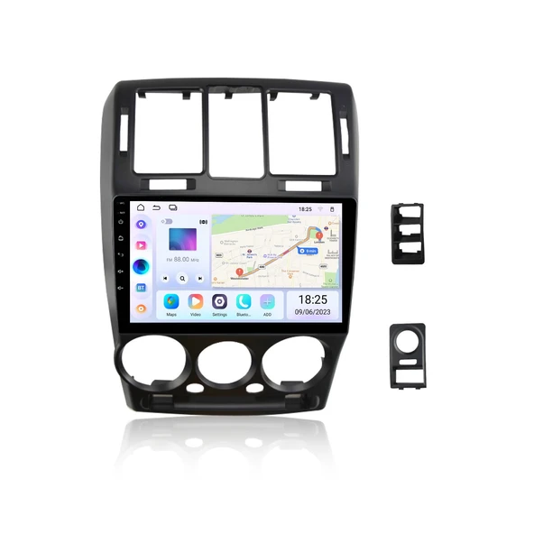 DVNOX HYUNDAI GETZ 2002-2011 MULTİMEDYA NAVİGASYON USB KAMERA CARPLAYER 4 RAM ürün görseli 1