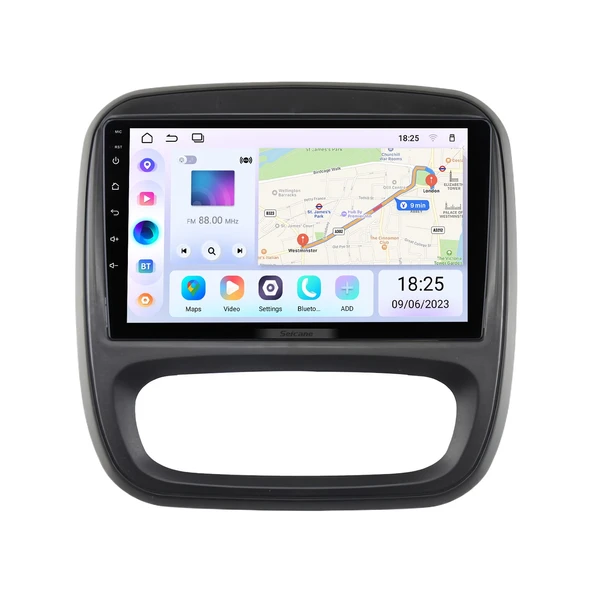 DARWİLL RENAULT TRAFIC 2015+ MULTİMEDYA NAVİGASYON USB KAMERA CARPLAYER 4 RAM ürün görseli 1