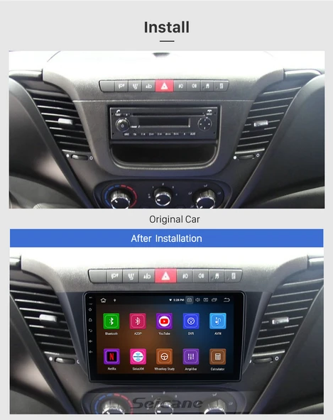 DARWİLL IVECO DAILY 2014+ MULTİMEDYA NAVİGASYON USB KAMERA CARPLAYER 4 RAM - Resim 2