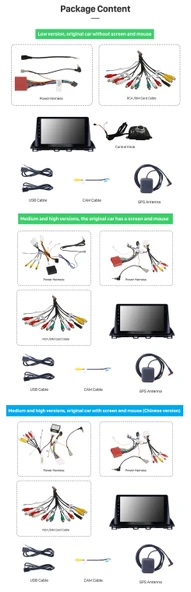 DARWİLL MAZDA 3 2014+ MULTİMEDYA NAVİGASYON USB KAMERA CARPLAYER 4 RAM - Resim 2