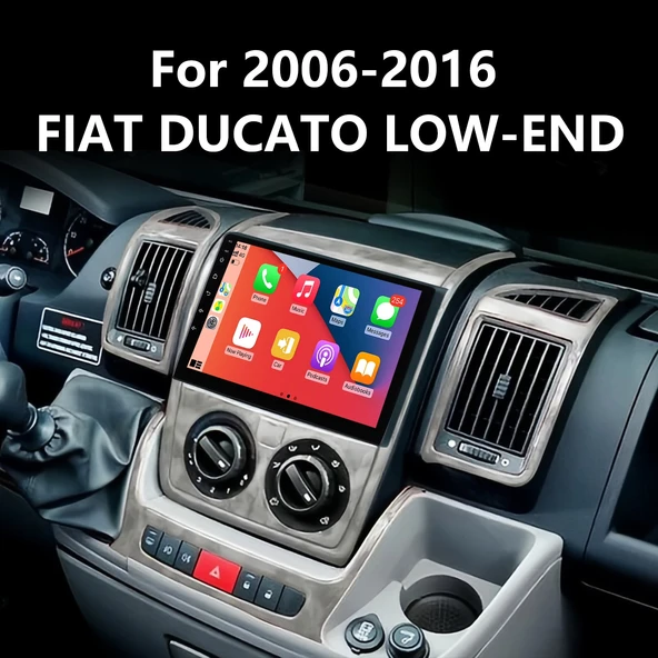 Necvox FIAT DUCATO 2006-2016 MULTİMEDYA NAVİGASYON USB KAMERA CARPLAYER 4 RAM ürün görseli 1