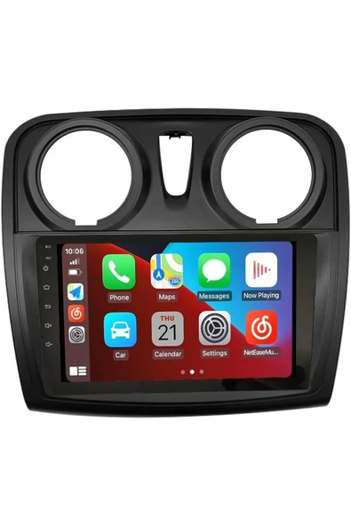 Fimex DACIA SANDERO/LOGAN 2015-2018 MULTİMEDYA NAVİGASYON USB KAMERA CARPLAYER 6 RAM ürün görseli 1
