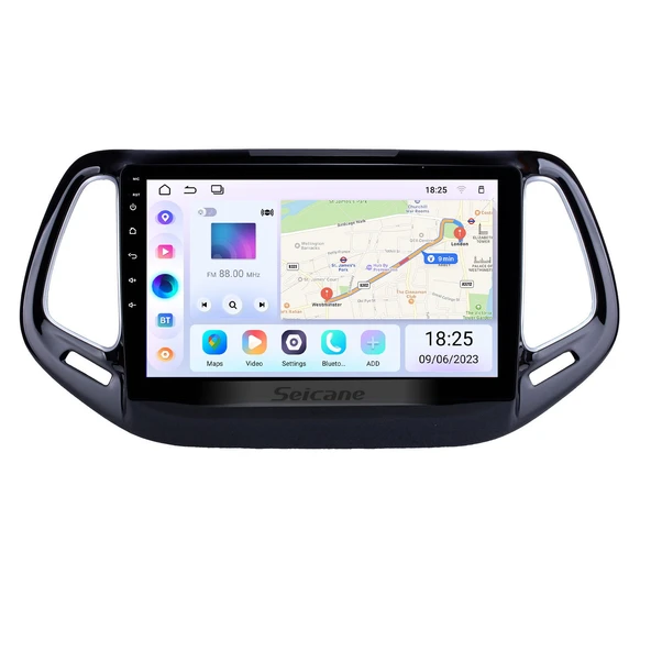 Fimex JEEP COMPASS 2017+ MULTİMEDYA NAVİGASYON USB KAMERA CARPLAYER 6 RAM ürün görseli 1