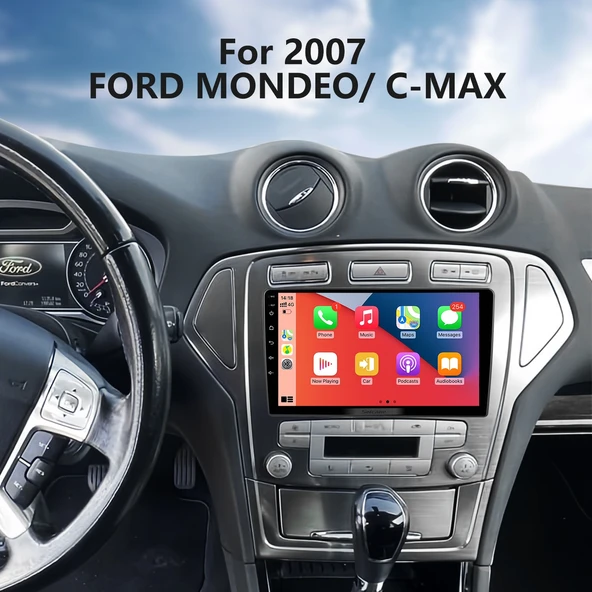 AVGO FORD MONDEO MANUEL A/C 2007+ MULTİMEDYA NAVİGASYON USB KAMERA CARPLAYER 6 RAM ürün görseli 1