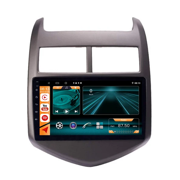 AVGO CHEVROLET AVEO 2011-2013 MULTİMEDYA NAVİGASYON USB KAMERA CARPLAYER 6 RAM ürün görseli 1