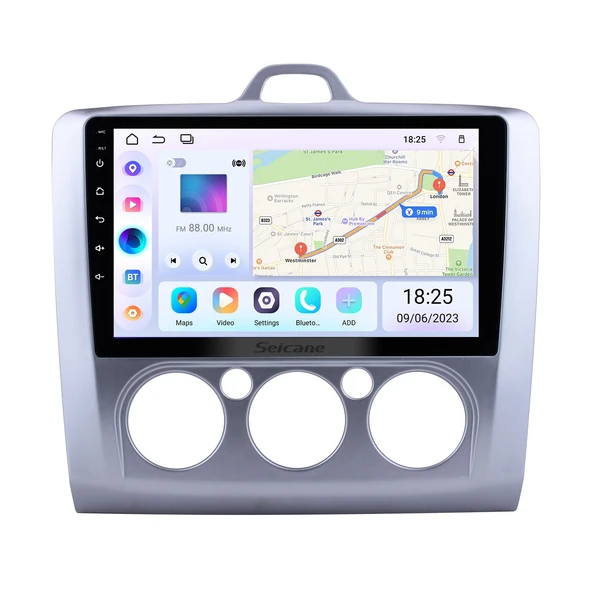 AVGO FORD FOCUS 2 MANUEL 1999-2008 MULTİMEDYA NAVİGASYON USB KAMERA CARPLAYER 6 RAM ürün görseli 1