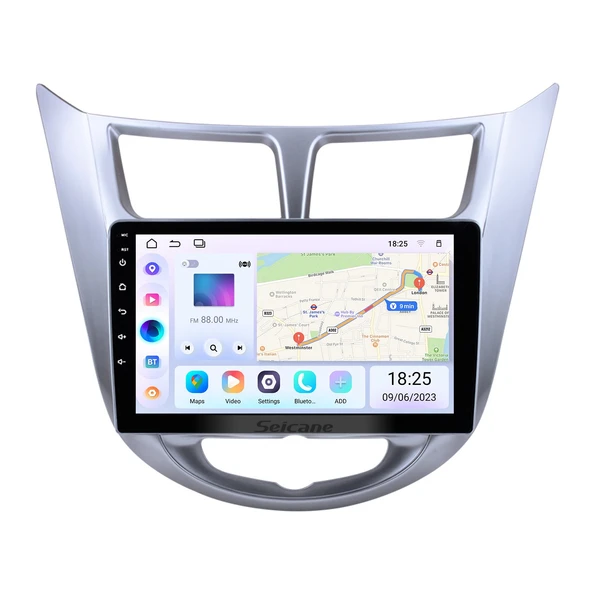 DVNOX HYUNDAI ACCENT BLUE 2011+ MULTİMEDYA NAVİGASYON USB KAMERA CARPLAYER 6 RAM ürün görseli 1