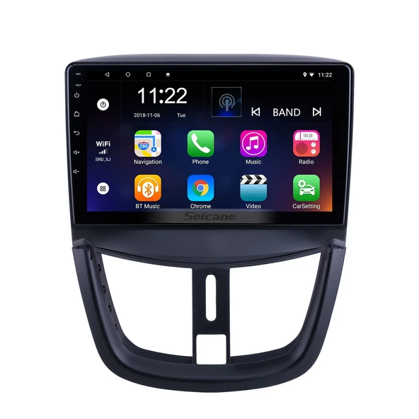 Navixx PEUGEOT 207 2006-2010 MULTİMEDYA NAVİGASYON USB KAMERA CARPLAYER 6 RAM ürün görseli 1