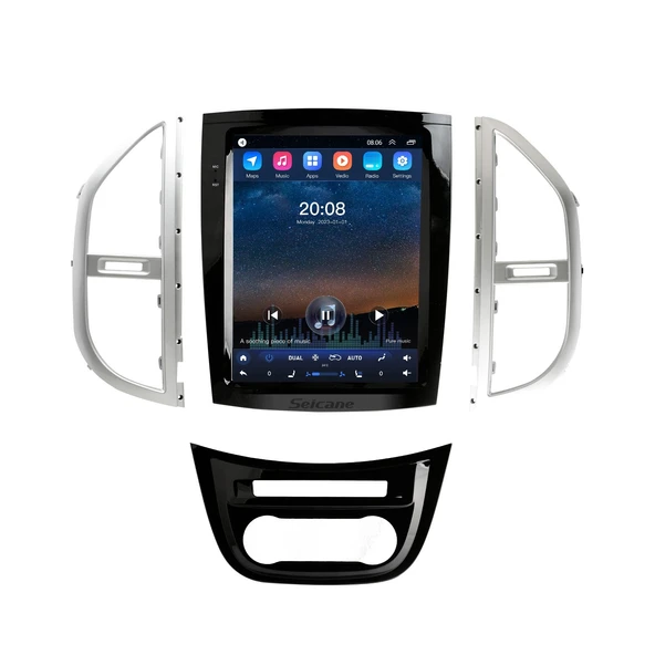 Navixx MERCEDES VITO W447 2014-2021 MULTİMEDYA NAVİGASYON USB KAMERA CARPLAYER 6 RAM ürün görseli 1