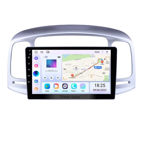Navixx HYUNDAI ACCENT 2009+ MULTİMEDYA NAVİGASYON USB KAMERA CARPLAYER 6 RAM ürün görseli 1