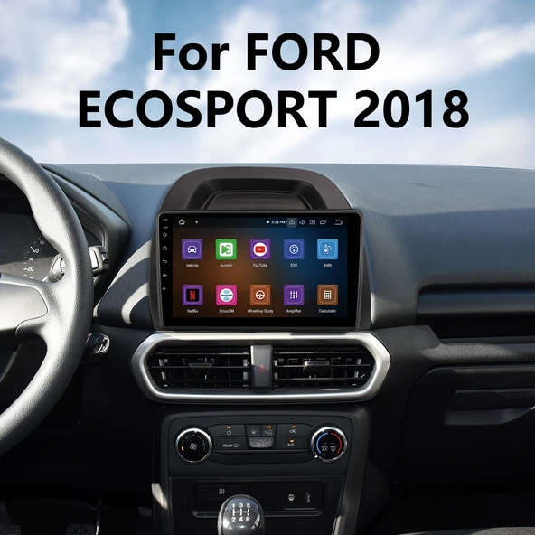 DVNOX FORD ECOSPORT 2017+ MULTİMEDYA NAVİGASYON USB KAMERA CARPLAYER 6 RAM ürün görseli 1