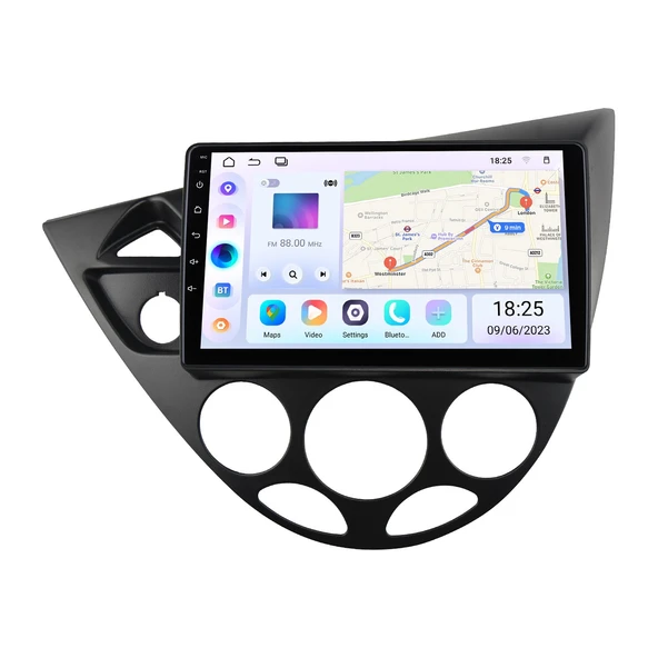 DARWİLL FORD FOCUS 1998-2005 MULTİMEDYA NAVİGASYON USB KAMERA CARPLAYER 6 RAM ürün görseli 1