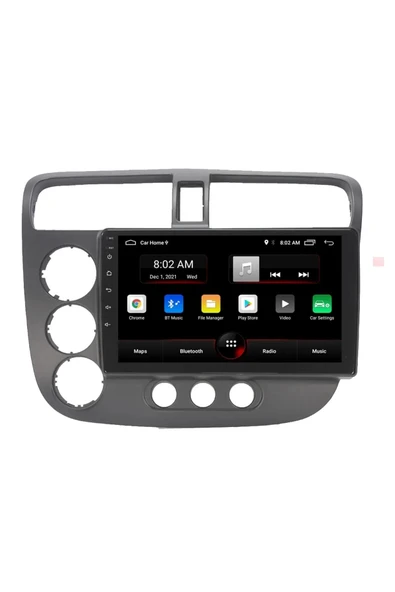 DARWİLL HONDA CIVIC 2005+ MULTİMEDYA NAVİGASYON USB KAMERA CARPLAYER 6 RAM ürün görseli 1