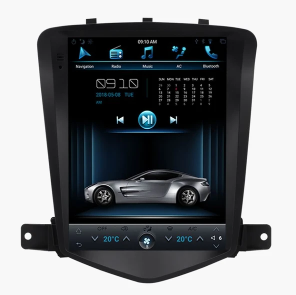 DVNOX CHEVROLET CRUZE TESLA 2015+ MULTİMEDYA NAVİGASYON USB KAMERA CARPLAYER 6 RAM ürün görseli 1