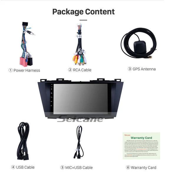 DARWİLL MAZDA 5 2011+ MULTİMEDYA NAVİGASYON USB KAMERA CARPLAYER 6 RAM - Resim 3