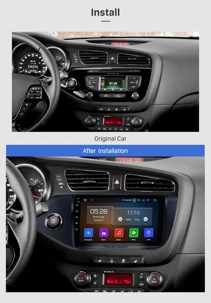 DARWİLL KIA CEED 2013-2017 MULTİMEDYA NAVİGASYON USB KAMERA CARPLAYER 6 RAM - Resim 2