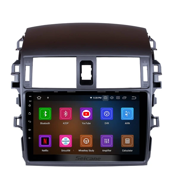 Necvox TOYOTA COROLLA 2007-2012 MULTİMEDYA NAVİGASYON USB KAMERA CARPLAYER 6 RAM ürün görseli 1
