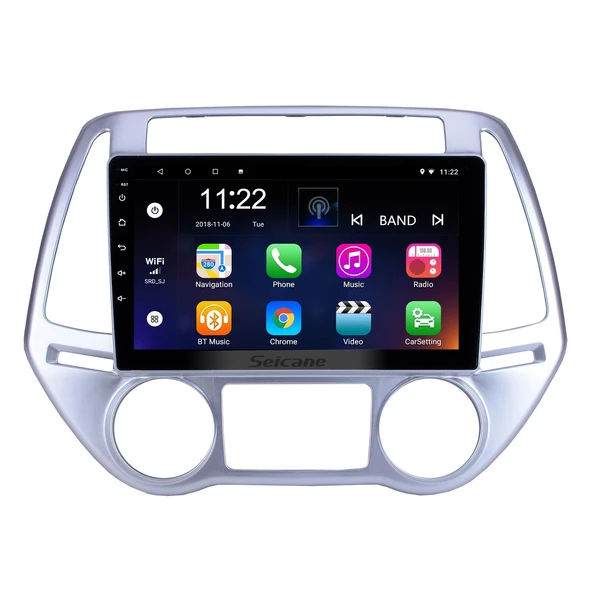 Necvox HYUNDAI İ20 ANALOG/DIGITAL CLIMATE 2008-2012 MULTİMEDYA NAVİGASYON USB KAMERA CARPLAYER 6 RAM ürün görseli 1