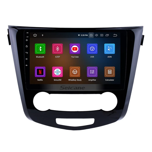 Necvox NISSAN QASHQAI MANUAL A/C 2014+ MULTİMEDYA NAVİGASYON USB KAMERA CARPLAYER 6 RAM ürün görseli 1
