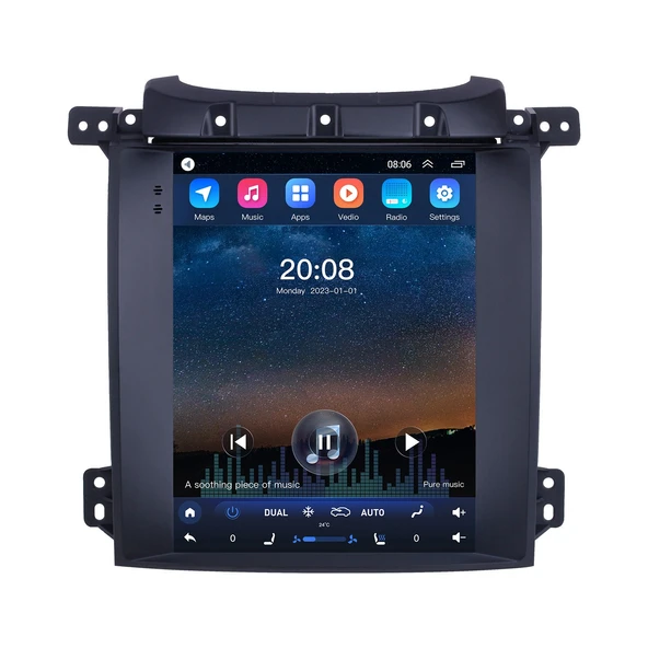 Necvox KIA SORENTO LOW 2004-2008 MULTİMEDYA NAVİGASYON USB KAMERA CARPLAYER 6 RAM ürün görseli 1