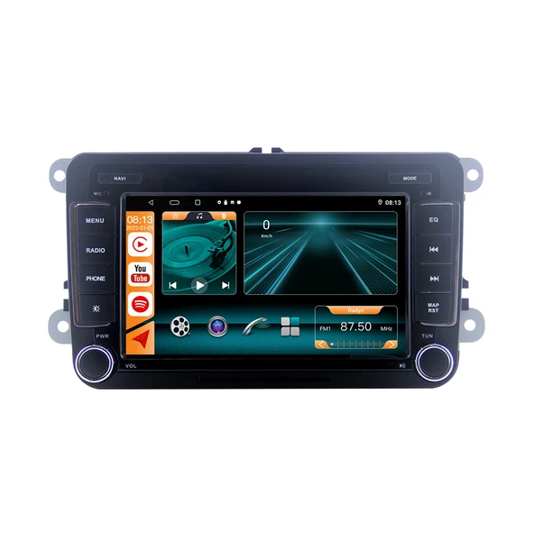 Fimex 2010 VW Volkswagen Sharan II ab ANDROİD MULTİMEDYA KAMERA USB GPS CARPLAYER BLUETOOTH ürün görseli 1