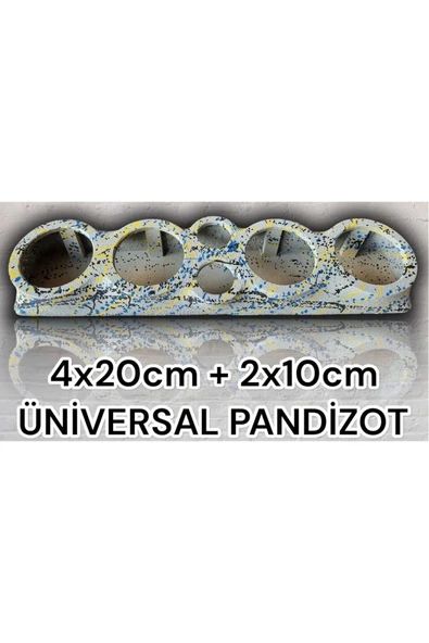 Sağlam ELYAFLI Universal Pandizot 4X20CM 2X10 Uyumlu PANDİZOT Özel Boyalı Gri 20CM PANDİZOT ürün görseli 1