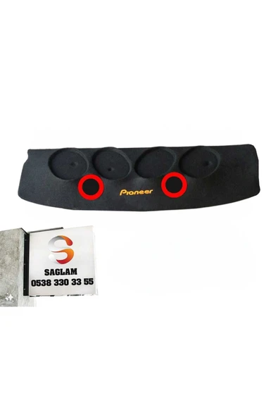 Sağlam TOFAŞ SERÇE PANDİZOT POLYESTERLİ KABARTMALI 2 PORT 4 oval 2x10 ürün görseli 1