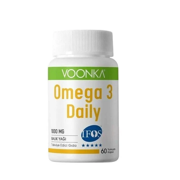 Voonka Omega 3 Daily 60 Yumuşak Kapsül ürün görseli 1