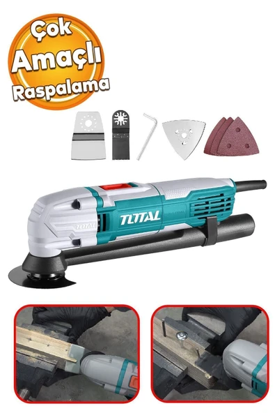 Total Çok Amaçlı El Aleti Kablolu 220 V Paspaslama 300 W Raspalama Testere Kazıyıcı Kesici TS3006 ürün görseli 1