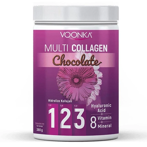 Voonka Multi Collagen Chocolate 380 gr ürün görseli 1