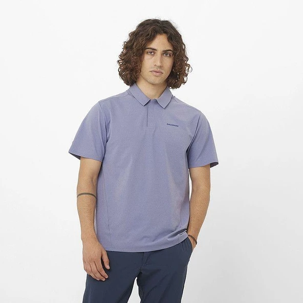Salomon LC2439500 Trackline Polo M Erkek Polo Tişört ürün görseli 1