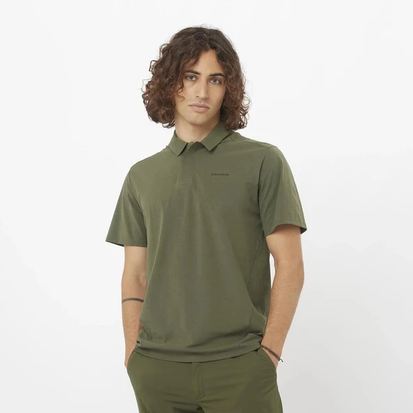 Salomon LC2439300 Trackline Polo M Erkek Polo Tişört ürün görseli 1