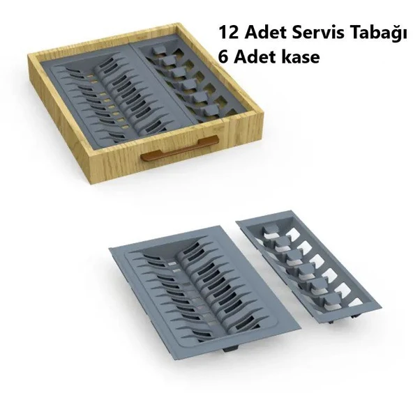 Çekmece Içi Tabaklık Ve Kaselik Düzenleyici (YANDAN 3CM, BOYDAN 6CM KESİLEBİLİR) 44x48 Cm ürün görseli 1