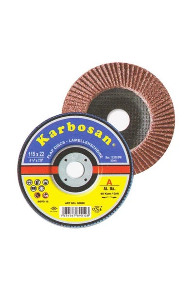 Flap Disk (115*22) 60 Kum 10 Ad. ürün görseli 1