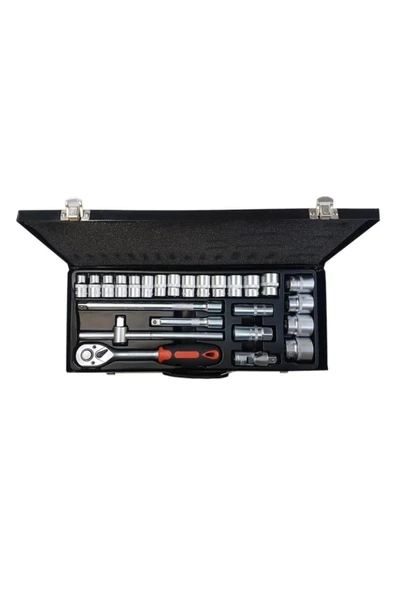 Lokma Seti 6 Köşe Cr-v 1/2 26 Parça Ncset12 ürün görseli 1