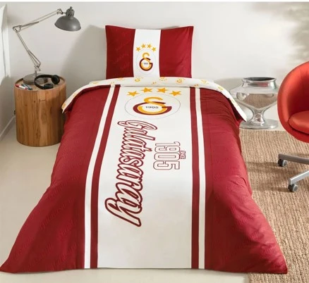 Taç Lisanslı Tek Kişilik Nevresim Takımı Galatasaray 1905 Glow ürün görseli 1