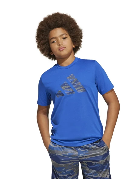 adidas Kinder Shirt Training Essentials Camo-Print Kids JI6109 ürün görseli 1