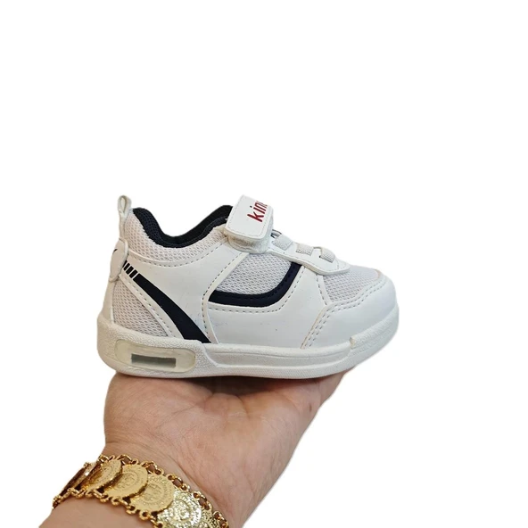 Kinetix Hornet Fx Beyaz Cırtlı Bebe Erkek Çocuk Spor Ayakkabı ürün görseli 1