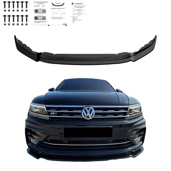 VW Tiguan MK2 R-Line 2015-2020 Ön Lip ürün görseli 1