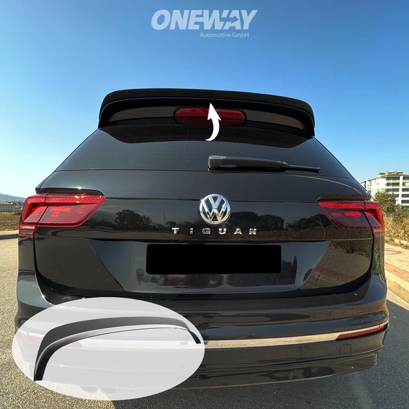 VW Tiguan Mk2 R-Line 2015-2020 Spoiler - Resim 4