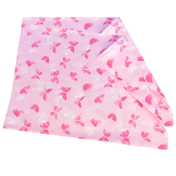 S-Mall Bebek Yastık Kılıfı 2 li - 35x45 cm - Pembe Kelebekler ürün görseli 1
