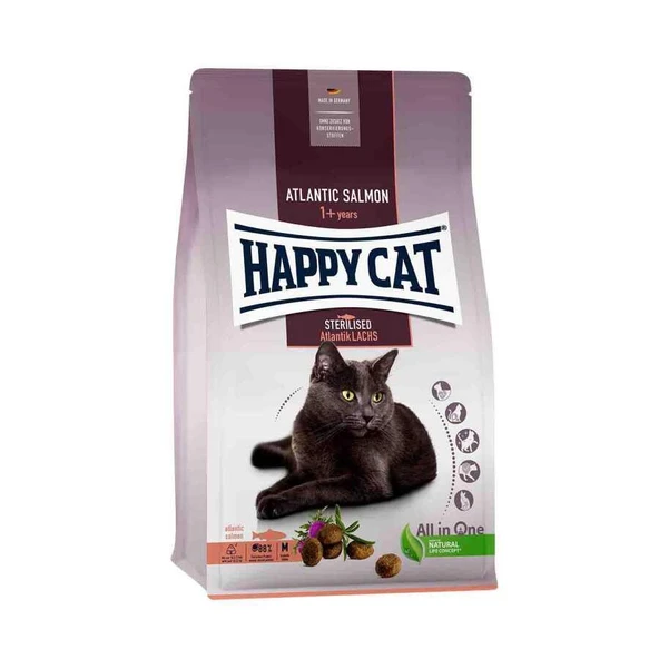 Happy Cat Somonlu Kısırlaştırılmış Kedi Maması 10 Kg ürün görseli 1