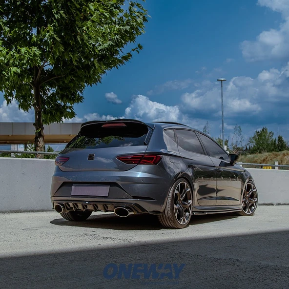 SEAT Leon MK3 FR Facelift 2017-2019 Difüzör(Arka) - Resim 9